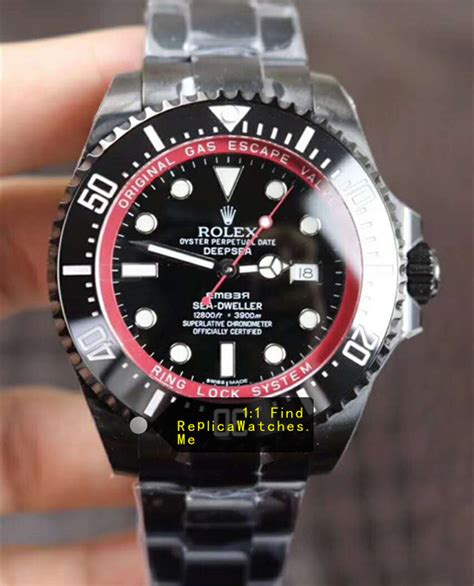 fake rolex deep sea sea dweller red and black|rolex deep sea dweller 44mm.